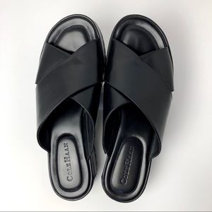 Cole Haan Black Like New Slide Sandals